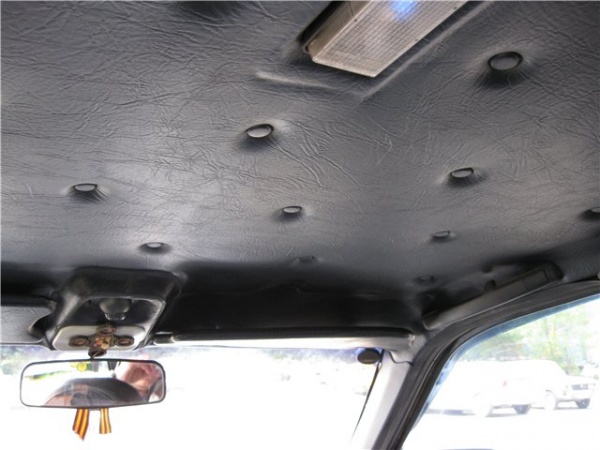 обшивка потолка в автомобиле