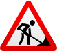 Правильность установки знаков во время ремонта дороги