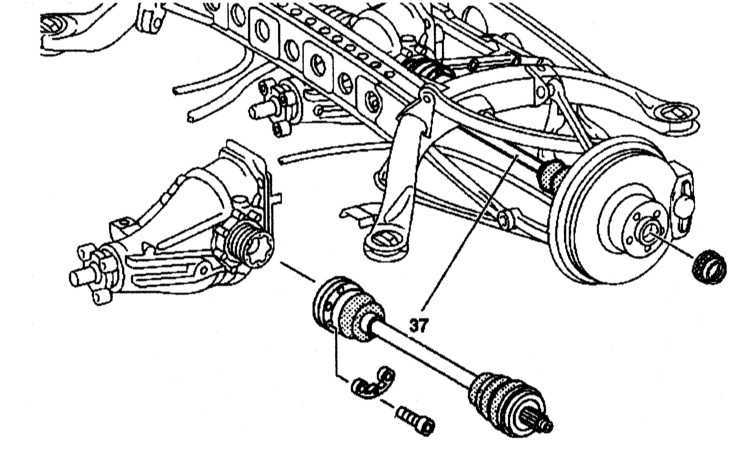 Схема передней подвески мерседес w220