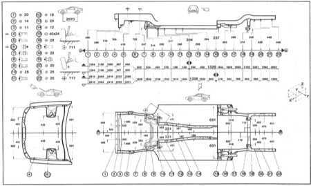  Acura Integra, 1995 г.вып, 2-дверный Хэтчбек. Днище Honda Civic