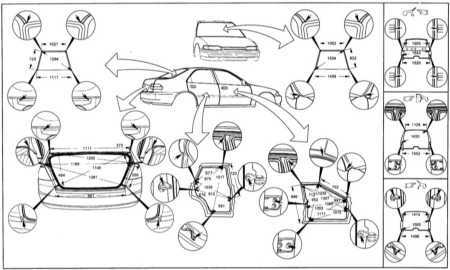  Honda Civic, 2001 г.вып, Седан. Проемы кузова Honda Civic