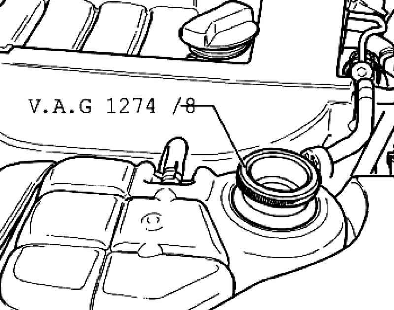 Фольксваген куда заливать антифриз