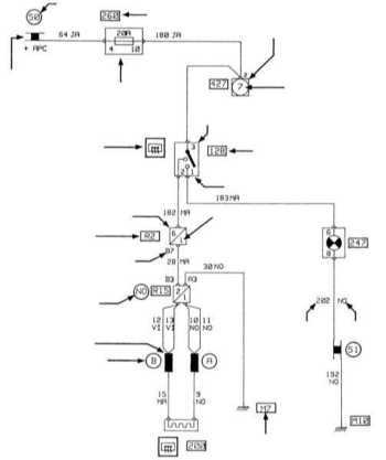  Электрические схемы Renault 19