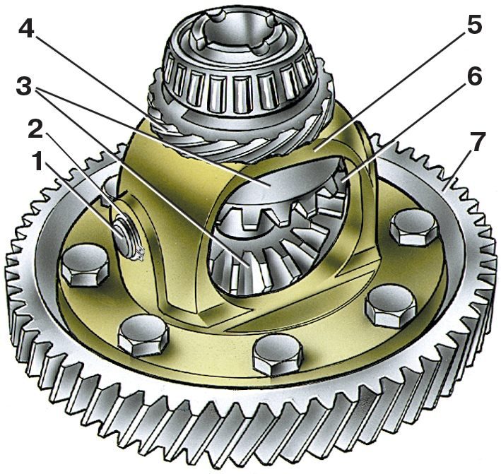 Дифференциал ваз 2108 чертеж