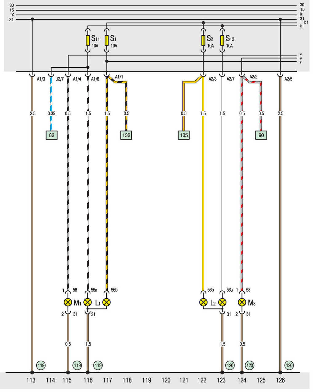 Схема предохранителей фольксваген транспортер т4