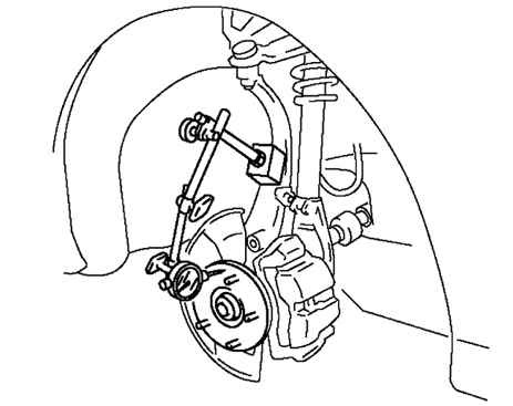 Проверка зазора в подшипнике ступицы переднего колеса