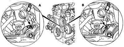  Замена вспомогательного ремня на 6-цилиндровых двигателях SOHC Mercedes-Benz W124