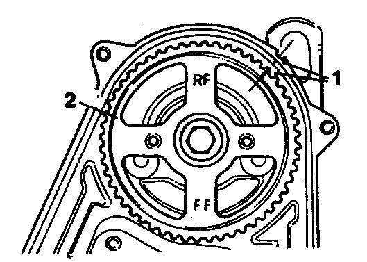  Зубчатый ремень, установка фаз газораспределения Mazda 626