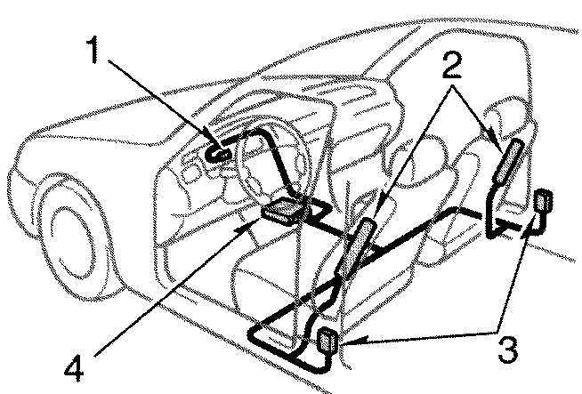  Боковые пневмоподушки безопасности SRS Toyota Camry