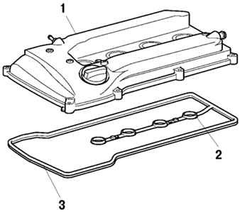 Крышка и прокладка крышки головки блока цилиндров