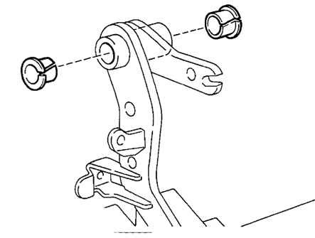 Снятие втулок педали сцепления
