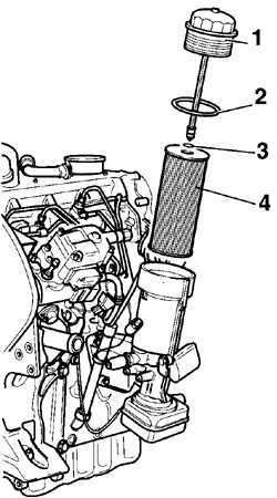  Замена масляного фильтра на дизельных двигателях Volkswagen Golf IV