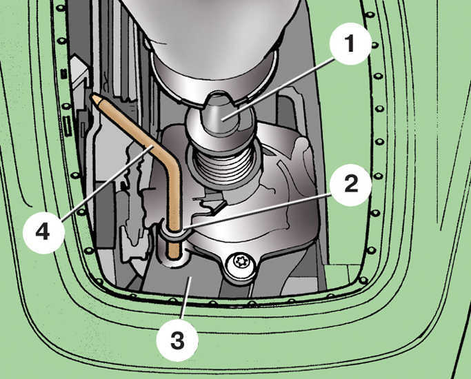  Регулировка привода переключения передач Skoda Fabia