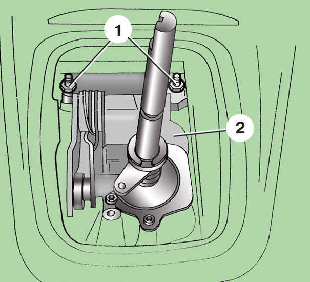 Снятие и установка привода переключения передач Skoda Fabia