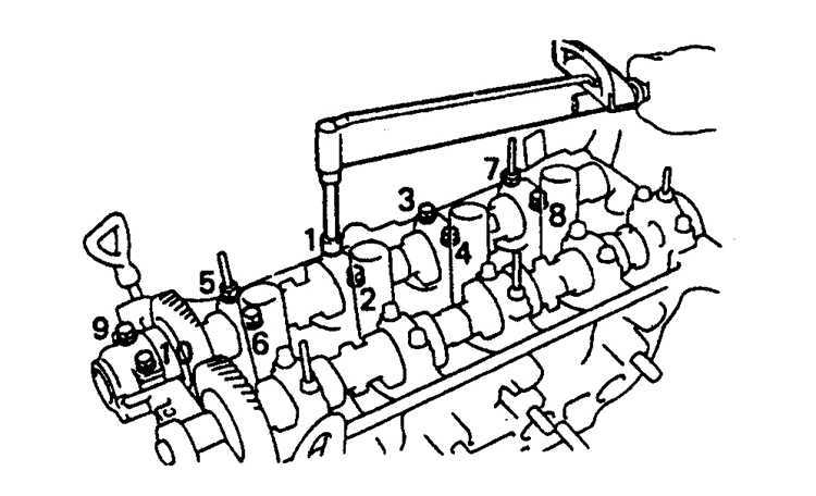  Распредвалы и толкатели (двигатели 1,3 л) Toyota Corolla