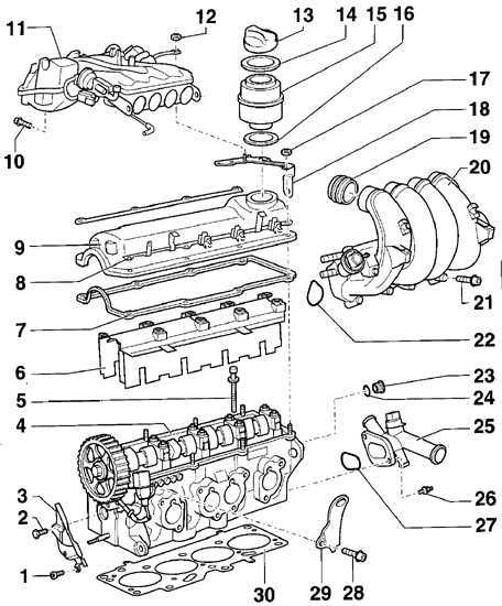  Головка блока цилиндров двигателей Volkswagen Golf IV