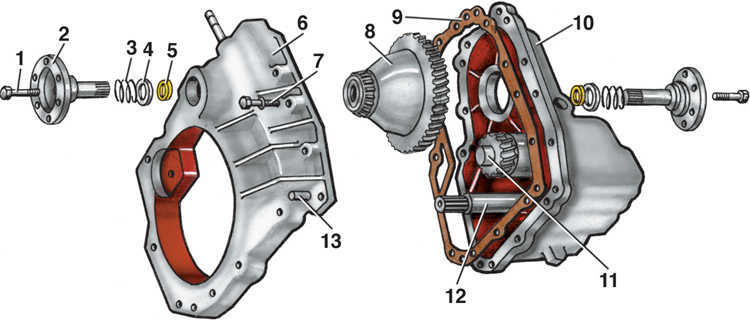  Разборка коробки передач Volkswagen Golf II