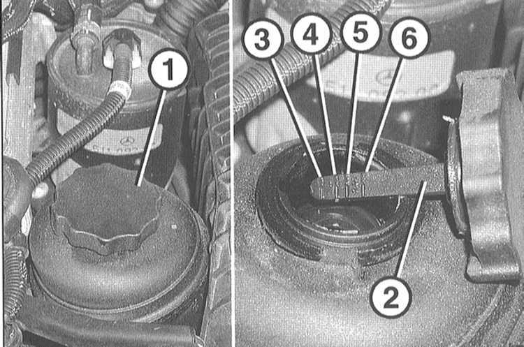 Как проверить масло в двигателе мерседес