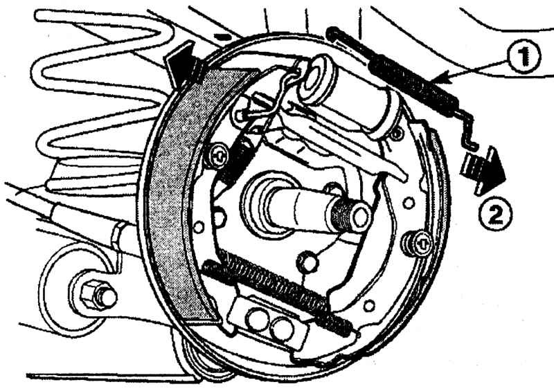 Схема сборки задних тормозных колодок шевроле ланос