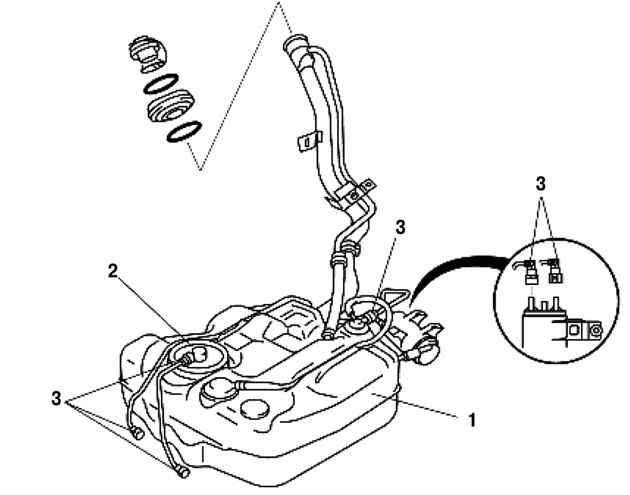 Схема бензобака мазда трибьют