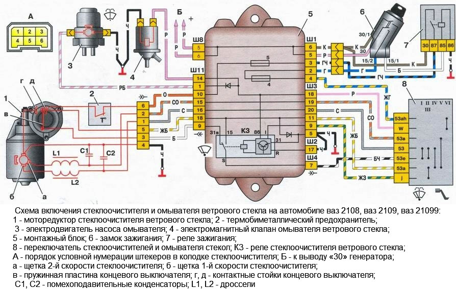 Дворники работают сами по себе ваз 21099