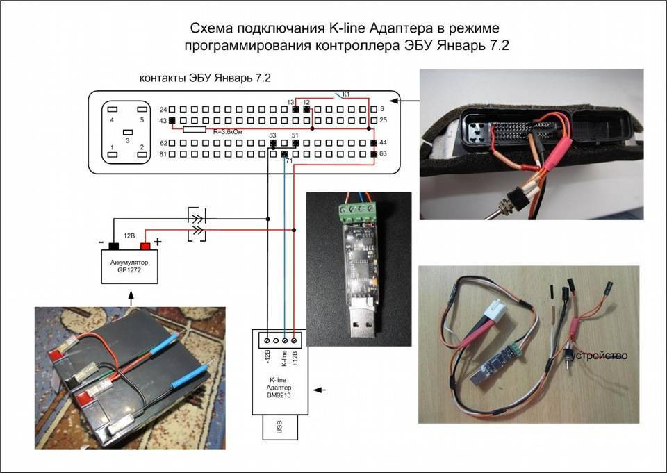 Схема подключения иммобилайзера приора